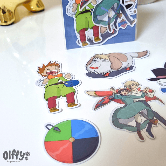 Set Stickers El Castillo Ambulante