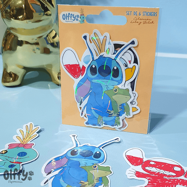 Set stickers Lilo y Stitch