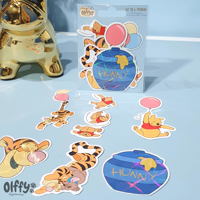 Set stickers Pooh y Tigger