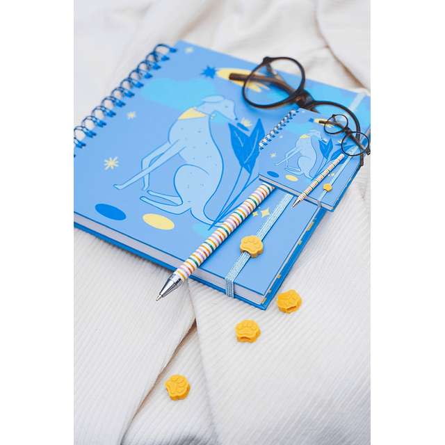 Cuaderno Galgo Azul