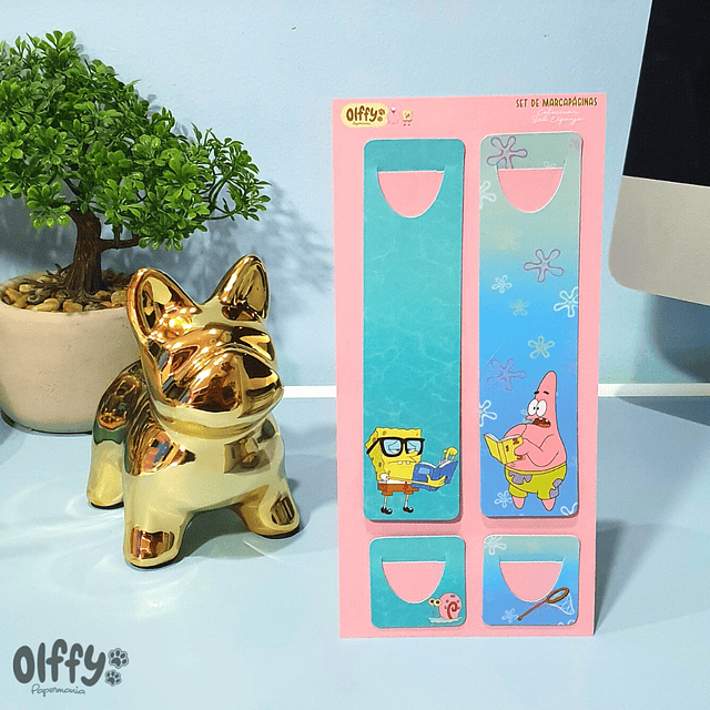 Set marcapáginas Bob y Patricio