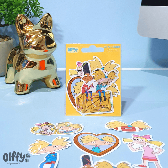 Set stickers Hey Arnold!