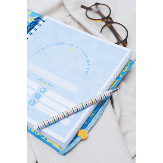 Cuaderno Galgo Azul