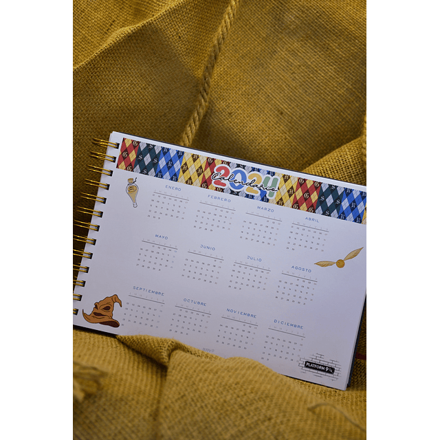 Planificador Semanal Hogwarts Harry Potter