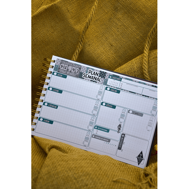 Planificador Semanal Hogwarts Harry Potter