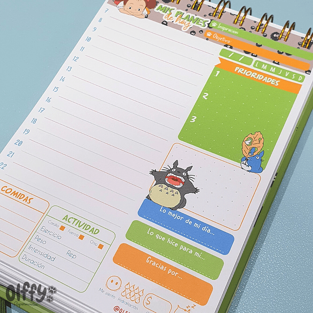 Planner Diario Totoro