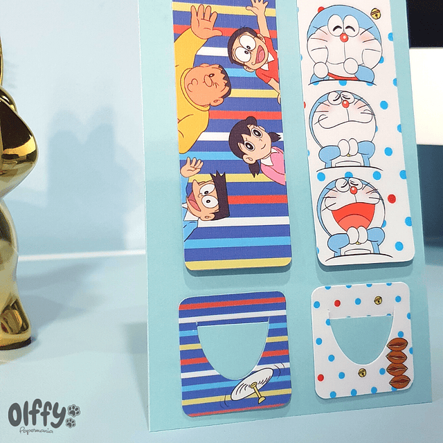 Set marcapáginas Doraemon