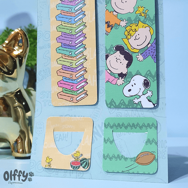 Set marcapáginas Snoopy