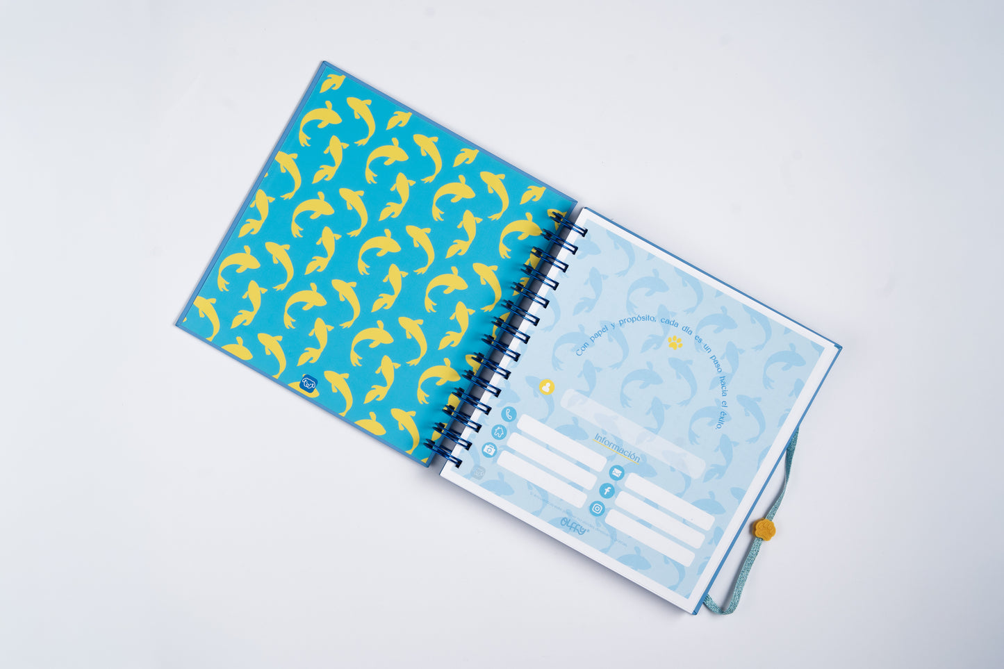 Cuaderno Gatito Azul