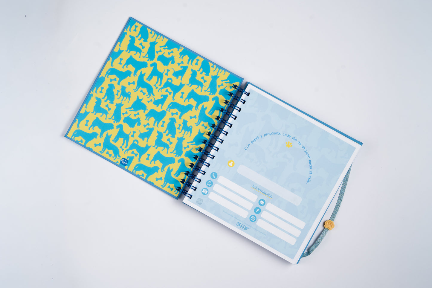 Cuaderno Galgo Azul