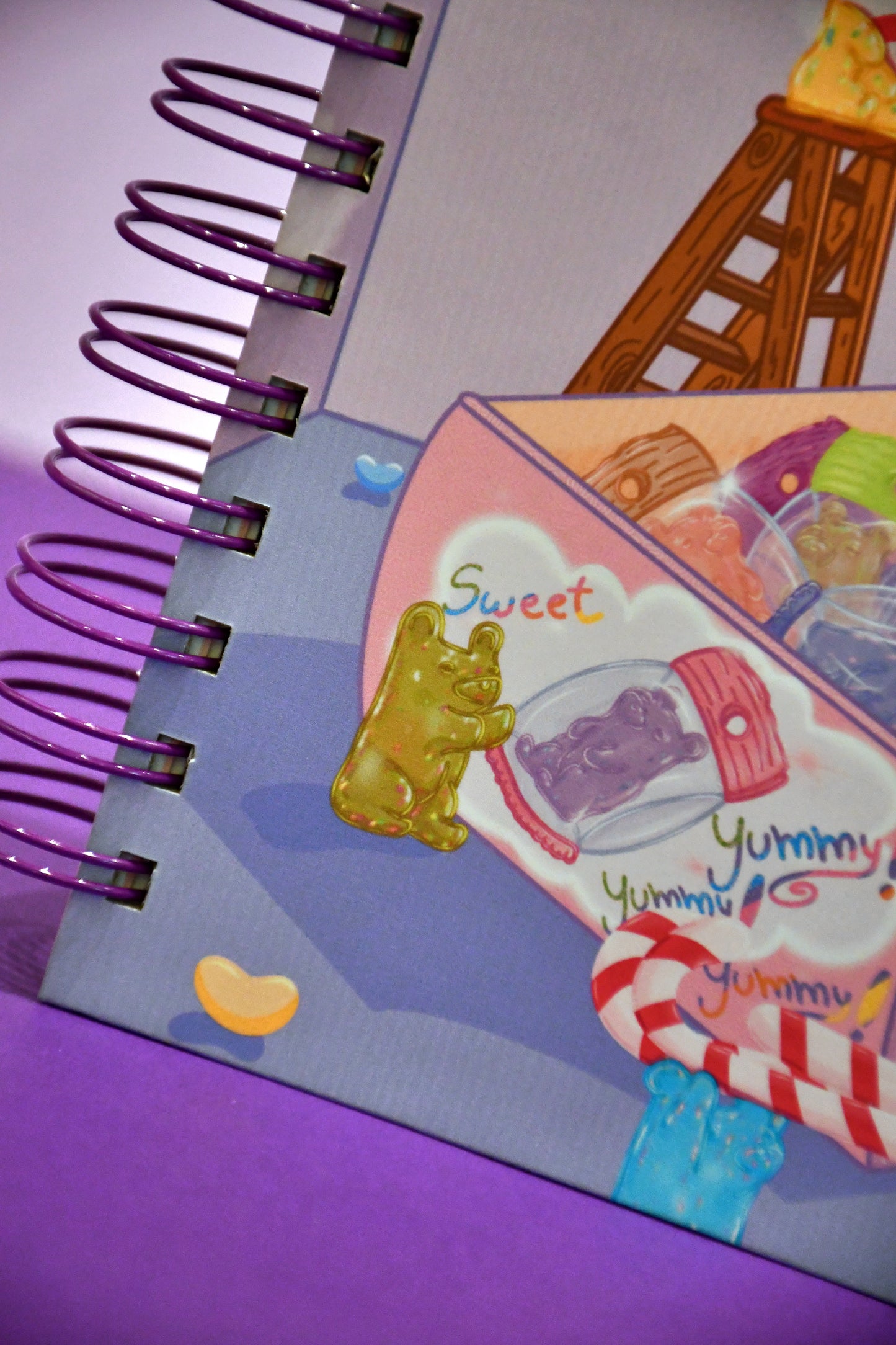 Cuaderno plan mensual-Osito de Gomita