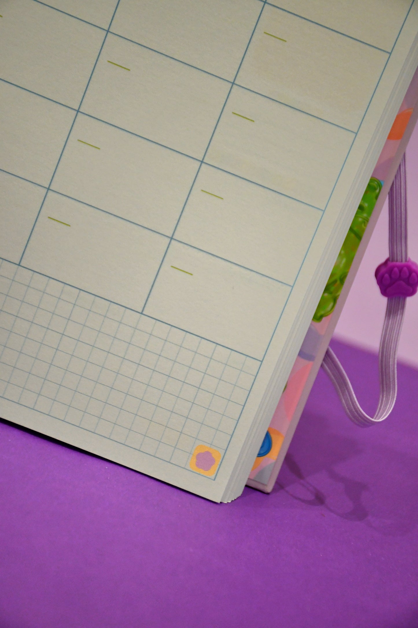 Cuaderno plan mensual-Osito de Gomita